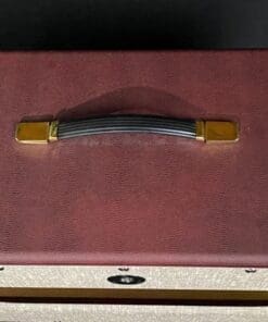 Kerry Wright Custom 2 x 12 Cab & Head with 6L6 Chassis - 'Burgundy Cream Stack' & Celestion Greenbacks - Image 13
