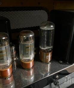 Kerry Wright Custom 2 x 12 Cab & Head with 6L6 Chassis - 'Green Levant Stack' & Celestion Greenbacks - Image 9