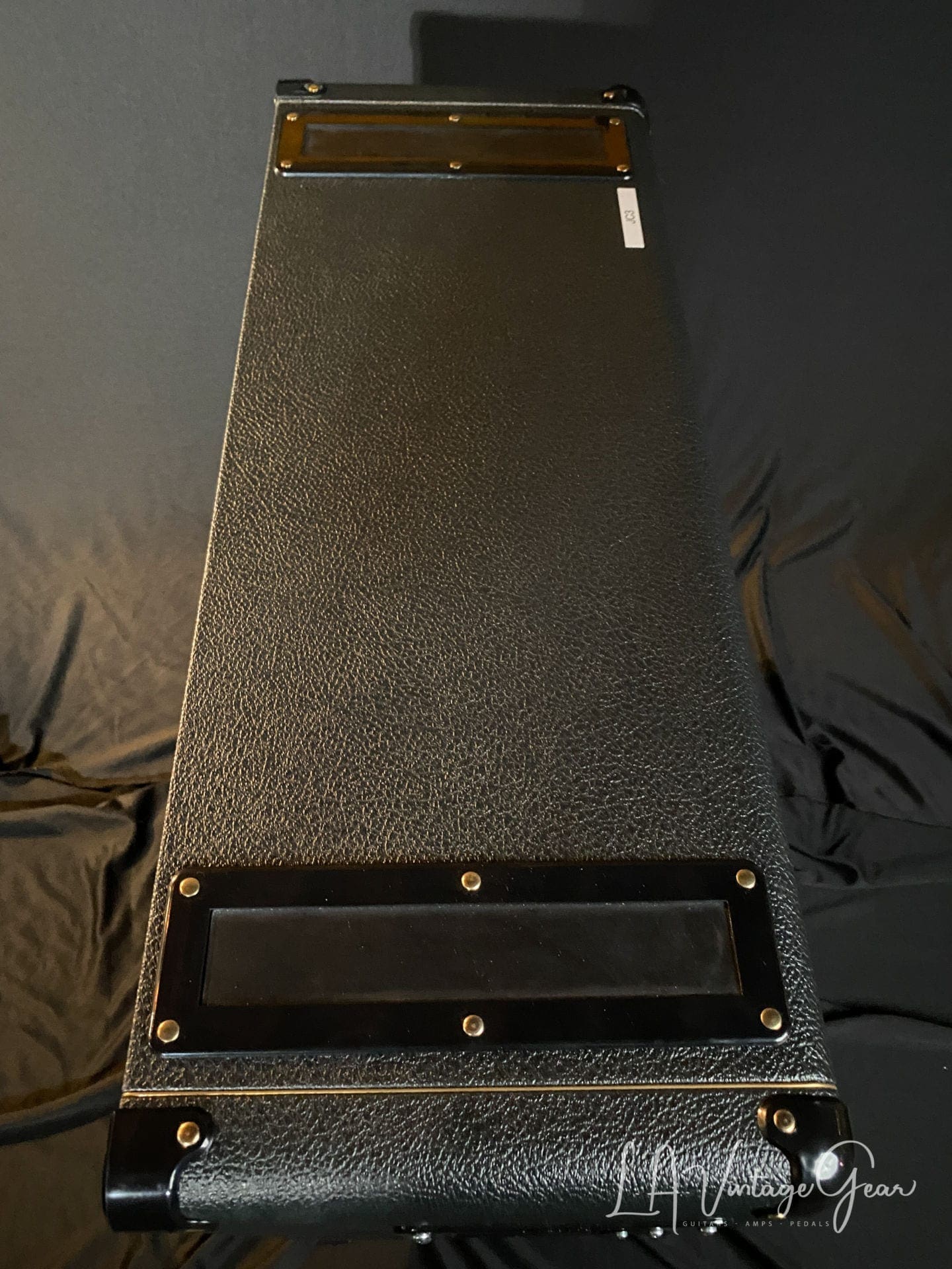 Kerry Wright Recovered Marshall 4 x 12 Slant Cab - Original Celestion Black Back Rola Speakers! - Image 7