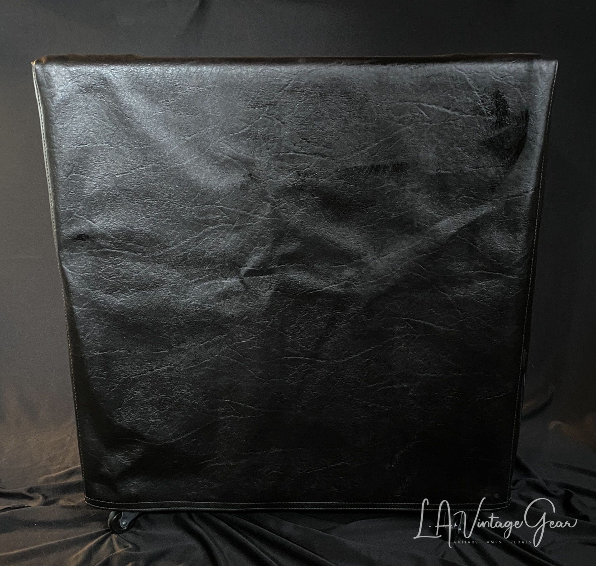 Kerry Wright Recovered Marshall 4 x 12 Straight Cab - Original Celestion Black Back Rola Speakers! - Image 5