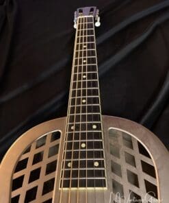 National Baritone Tricone Style 1.5  Electric Guitar  - Steel Body in Matte Silver Finish - Image 7