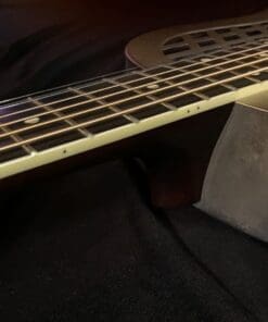 National Baritone Tricone Style 1.5  Electric Guitar  - Steel Body in Matte Silver Finish - Image 14
