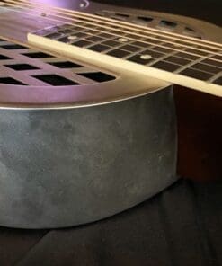 National Baritone Tricone Style 1.5  Electric Guitar  - Steel Body in Matte Silver Finish - Image 17
