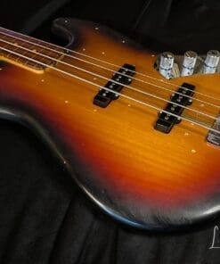 Fender Artist Series Jaco Pastorius Fretless Jazz Bass Guitar-Pau Ferro Fingerboard & 3T Sunburst - Image 4