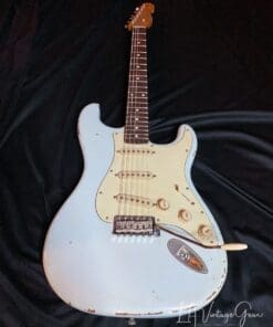 K-Line Springfield S-Style Guitar in Sonic Blue - Image 2