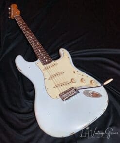 K-Line Springfield S-Style Guitar in Sonic Blue - Image 3