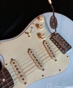 K-Line Springfield S-Style Guitar in Sonic Blue - Image 5