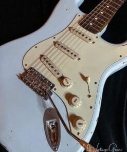 K-Line Springfield S-Style Guitar in Sonic Blue - Image 6