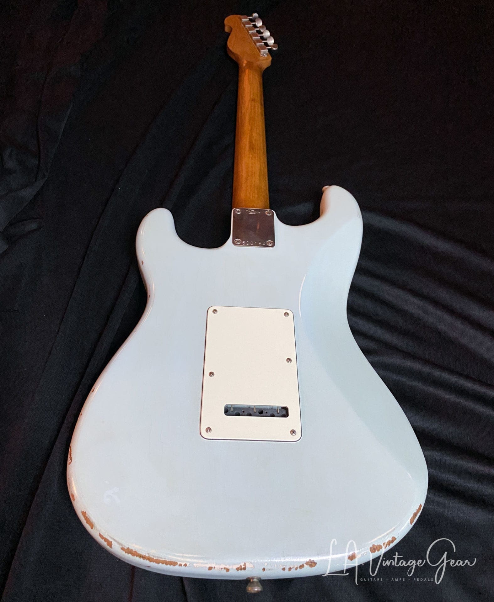 K-Line Springfield S-Style Guitar in Sonic Blue - Image 10