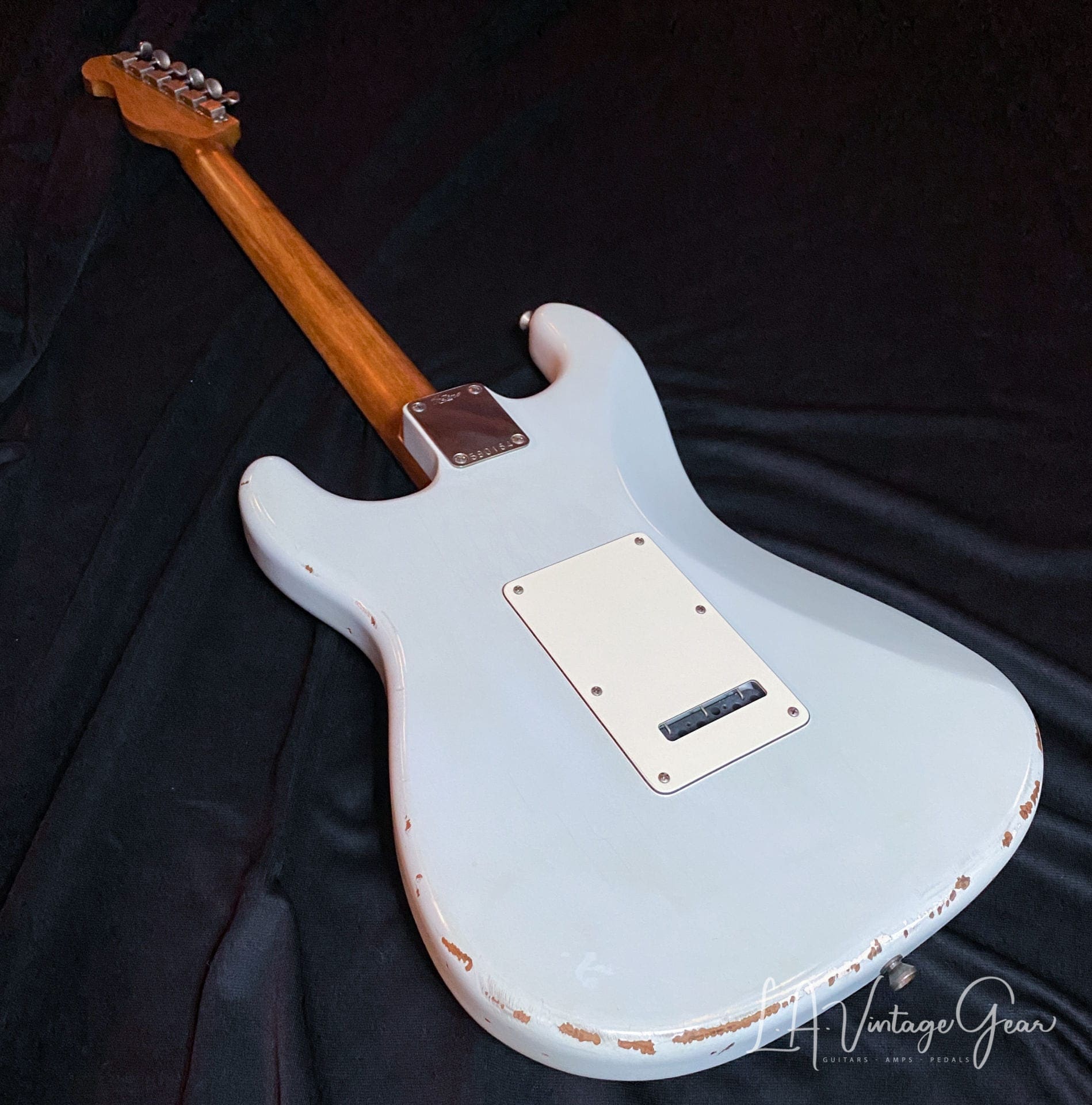K-Line Springfield S-Style Guitar in Sonic Blue - Image 11