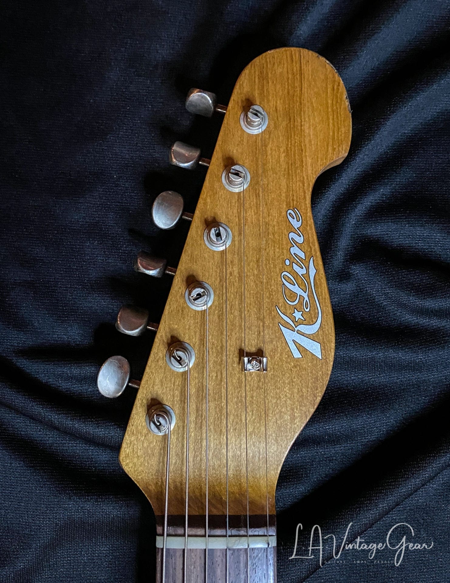 K-Line Springfield S-Style Guitar in Sonic Blue - Image 15