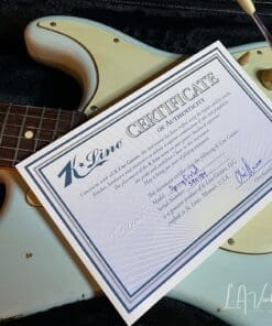 K-Line Springfield S-Style Guitar in Sonic Blue - Image 17