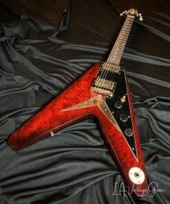 Echopark Vanguard '59  Electric Guitar in Burgundy Finish - Korina Body ! Wow - What a Guitar !