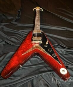 Echopark Vanguard '59  Electric Guitar in Burgundy Finish - Korina Body ! Wow - What a Guitar ! - Image 3