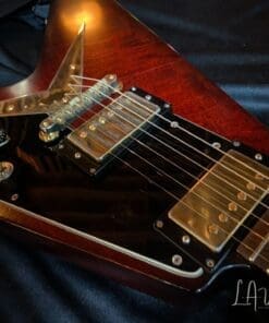 Echopark Vanguard '59  Electric Guitar in Burgundy Finish - Korina Body ! Wow - What a Guitar ! - Image 10