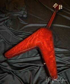 Echopark Vanguard '59  Electric Guitar in Burgundy Finish - Korina Body ! Wow - What a Guitar ! - Image 5