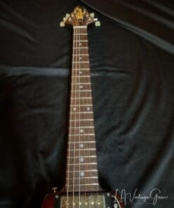 Echopark Vanguard '59  Electric Guitar in Burgundy Finish - Korina Body ! Wow - What a Guitar ! - Image 11