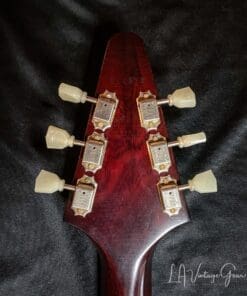 Echopark Vanguard '59  Electric Guitar in Burgundy Finish - Korina Body ! Wow - What a Guitar ! - Image 14