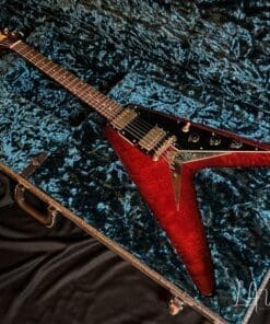 Echopark Vanguard '59  Electric Guitar in Burgundy Finish - Korina Body ! Wow - What a Guitar ! - Image 15
