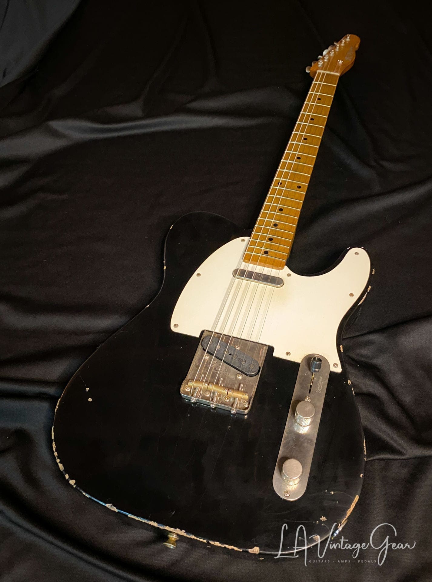K-Line Black Truxton Electric Guitar - Ash Body - Great Weight - Another build from our top builders