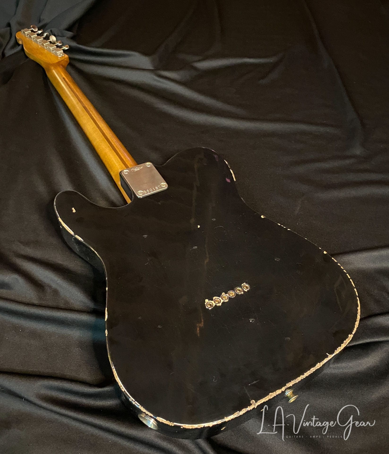 K-Line Black Truxton Electric Guitar - Ash Body - Great Weight - Another build from our top builders - Image 5
