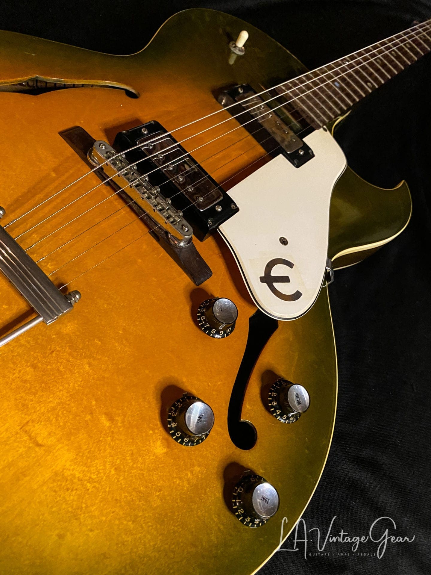 Epiphone 1961 Sorrento E452TD Hollowbody Electric Guitar - PAF's & Royal Olive Gloss Nitro Finish! - Image 10