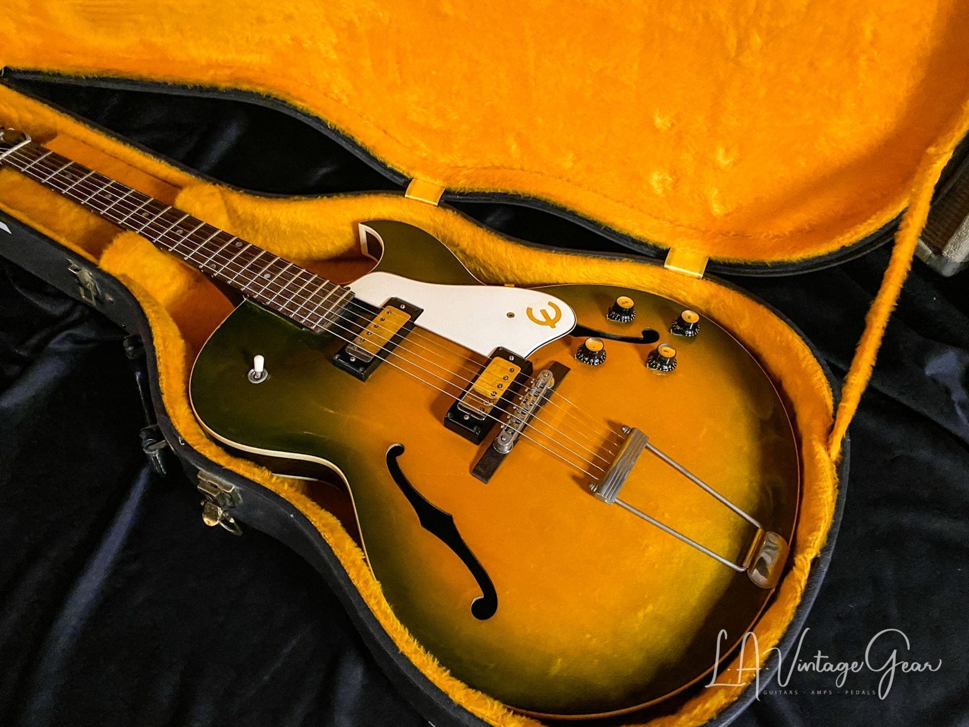 Epiphone 1961 Sorrento E452TD Hollowbody Electric Guitar - PAF's & Royal Olive Gloss Nitro Finish! - Image 18