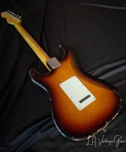 K-Line Springfield  3 Tone Sunburst S-Style Electric Guitar - Image 10
