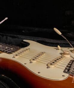 K-Line Springfield  3 Tone Sunburst S-Style Electric Guitar - Image 21