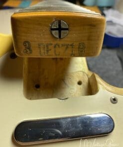 Fender Vintage '72 Telecaster Electric Guitar - Blonde White Guard - Image 13