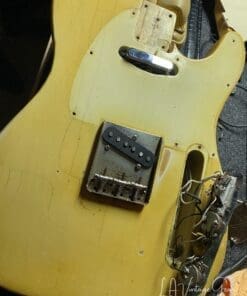 Fender Vintage '72 Telecaster Electric Guitar - Blonde White Guard - Image 12