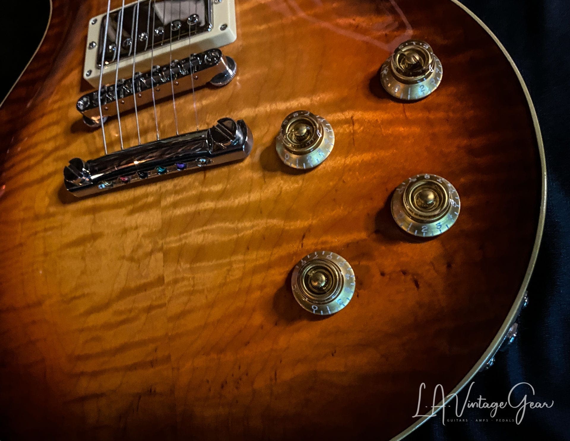 Marc Rutters LP Style Electric Guitar - Tom Holmes Pickups! - Image 6
