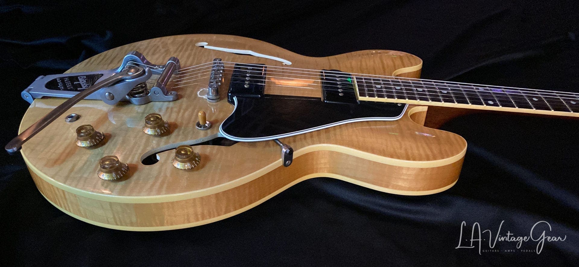 Gibson Memphis ES-330 Electric Guitar - '61 Reissue in Tiger Maple Finish (2016) - Image 7