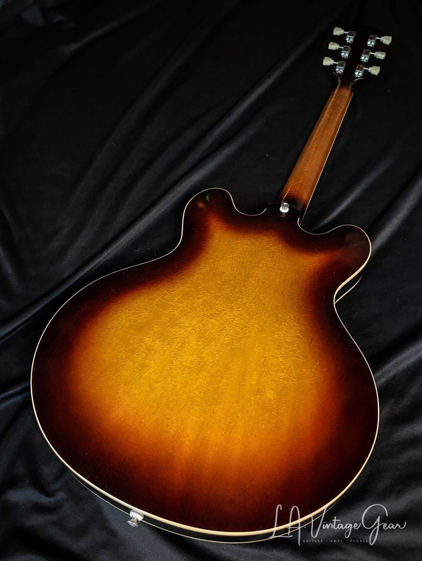 Josh Williams Mockingbird Electric Guitar -3 Tone Sunburst Finish with Small Block Inlays - JWGM128 - Image 5