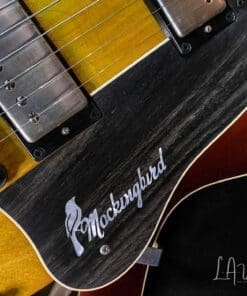 Josh Williams Mockingbird Electric Guitar -3 Tone Sunburst Finish with Small Block Inlays - JWGM128 - Image 11