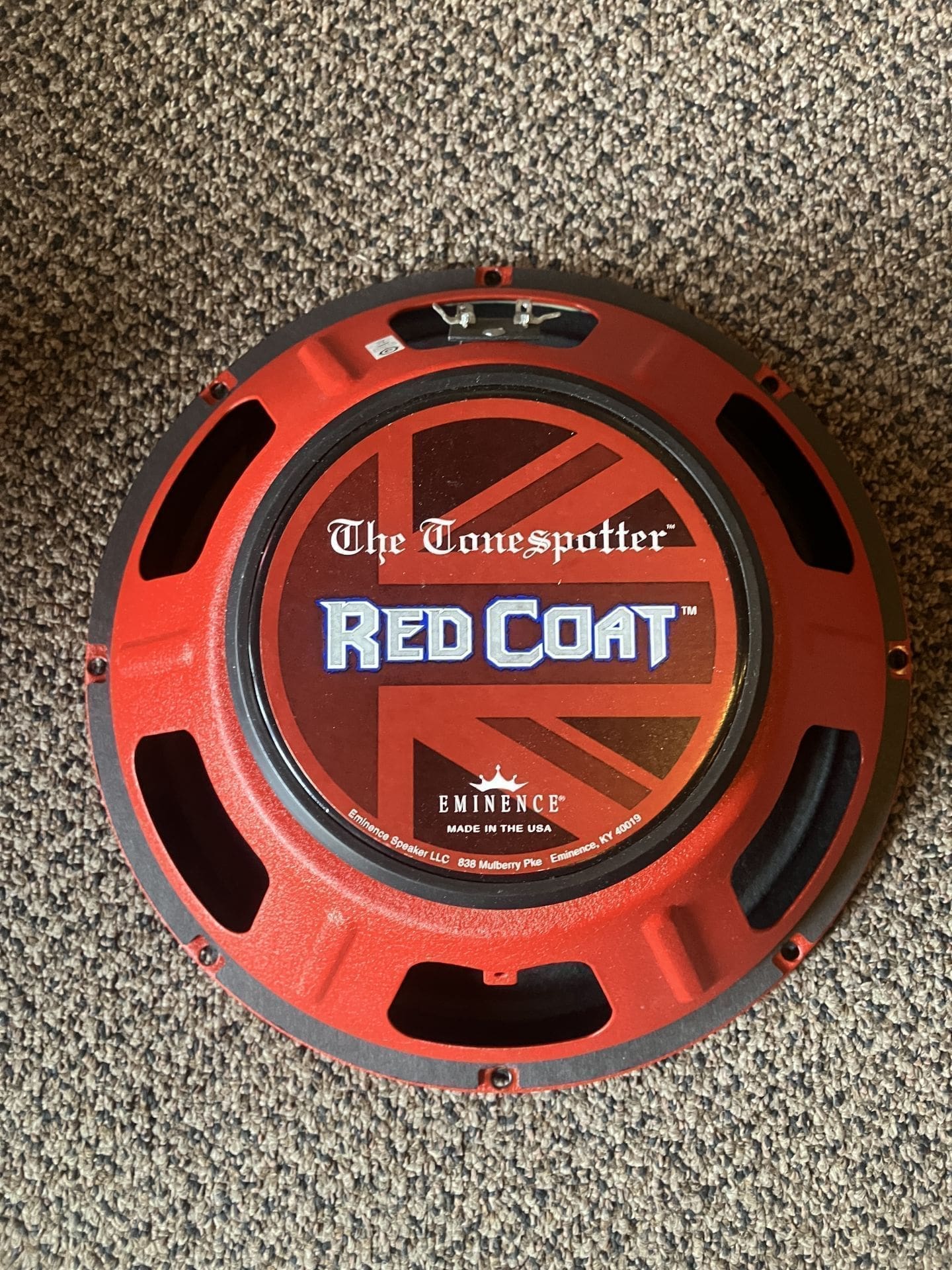 Eminence Red Coat -- The Tonespotter -- 75watt 8ohm 12"