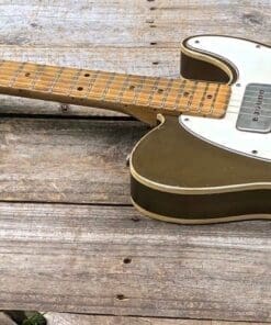 Danocaster 'Mongrel' Double Bound Single Cut Electric Guitar - Aged Penny Finish - Image 4