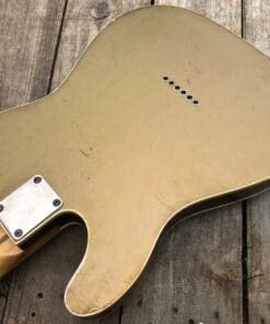 Danocaster 'Mongrel' Double Bound Single Cut Electric Guitar - Aged Penny Finish - Image 7
