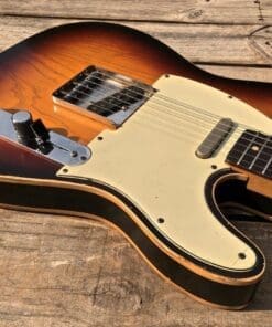 Danocaster Double Bound Single Cut Sunburst Electric Guitar - 2 Piece Ash & Dano Budz 2.0 Pickups - Image 6