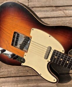 Danocaster Double Bound Single Cut Sunburst Electric Guitar - 2 Piece Ash & Dano Budz 2.0 Pickups