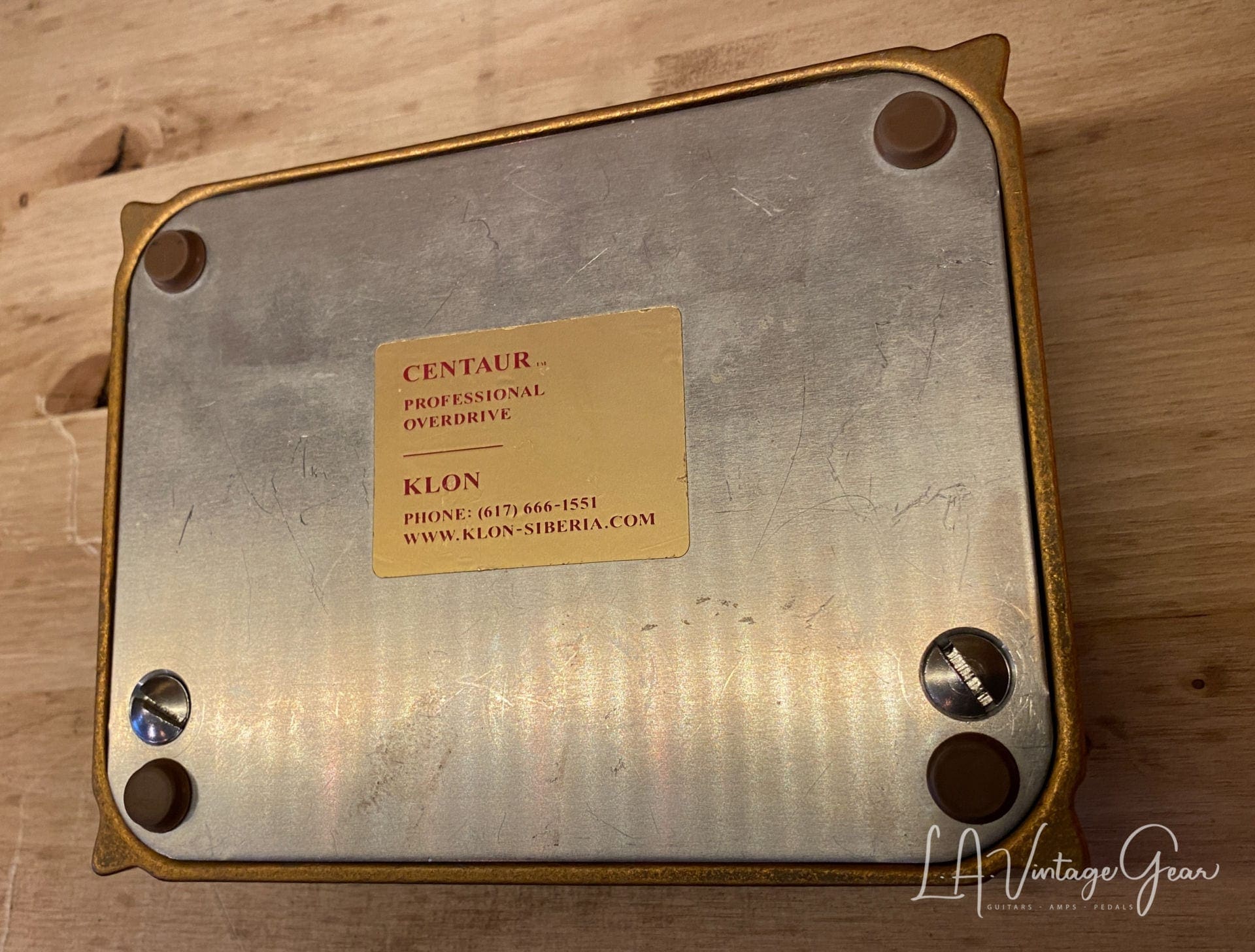 Klon Centaur 'Gold Horsie' Overdrive Pedal - Vintage and Mint! - Image 11