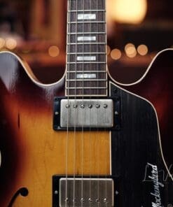 Josh Williams Mockingbird Electric Guitar in a 3T Sunburst Finish and Vintage Small Blocks - JWGM129 - Image 2