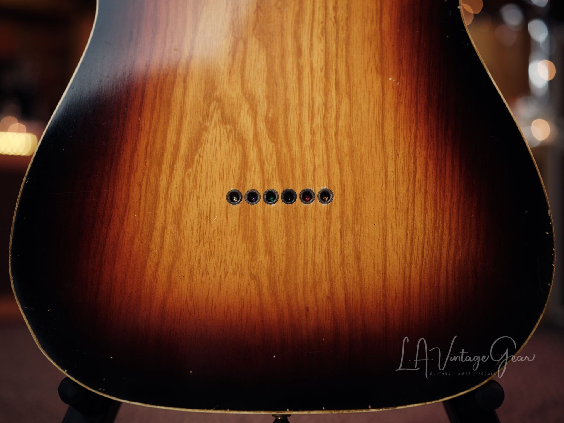 Danocaster Double Bound Single Cut Electric Guitar with Maple Neck - Sunburst Finish! - Image 10