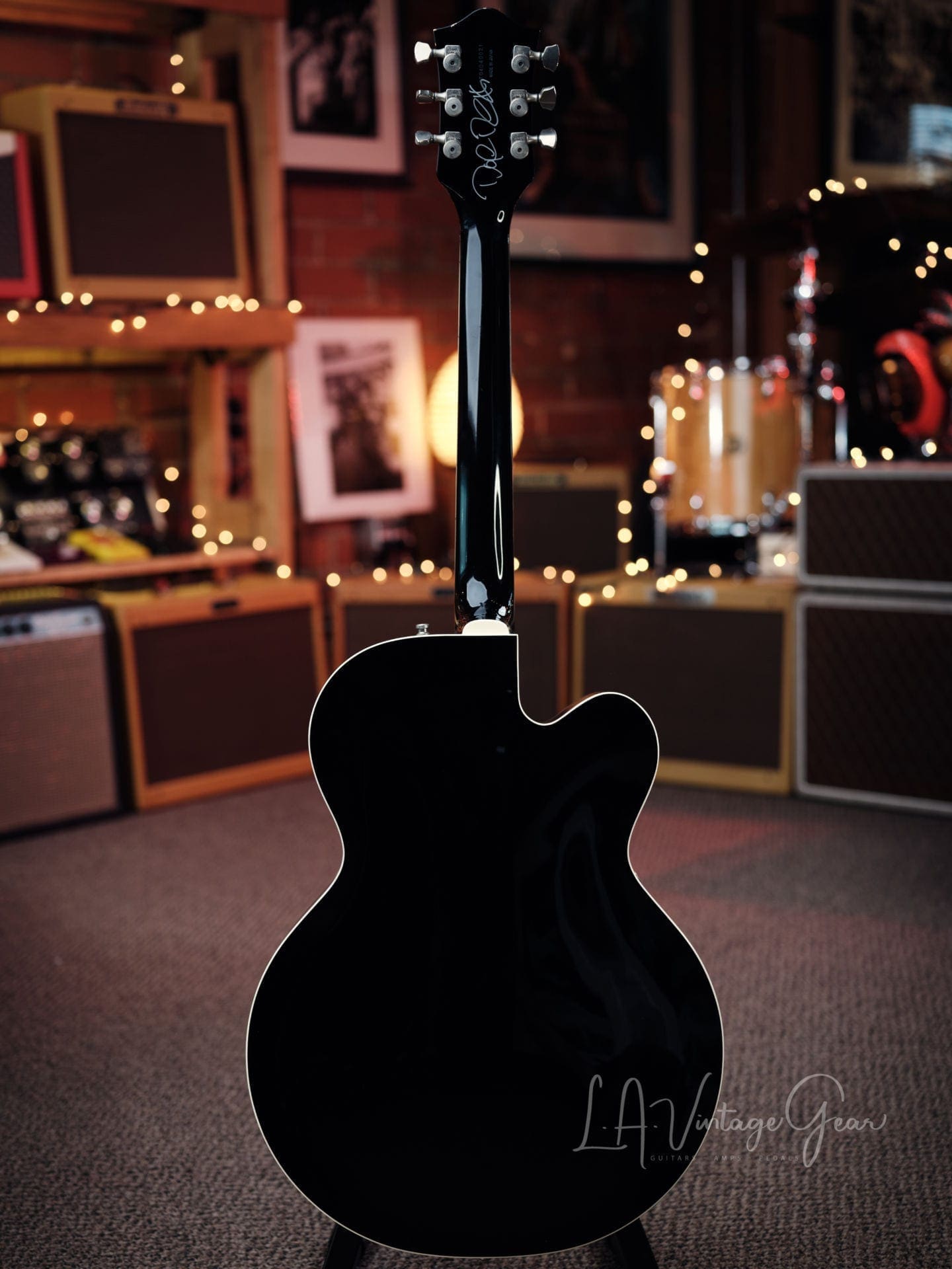 Gretsch 6120 Electric Guitar - Jet Black Finish Owned & Signed by Doyle Bramhall II - Image 9