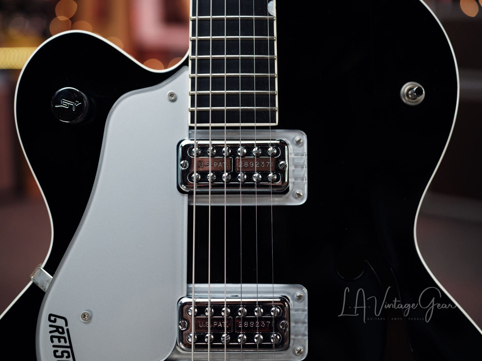 Gretsch 6120 Electric Guitar - Jet Black Finish Owned & Signed by Doyle Bramhall II - Image 5
