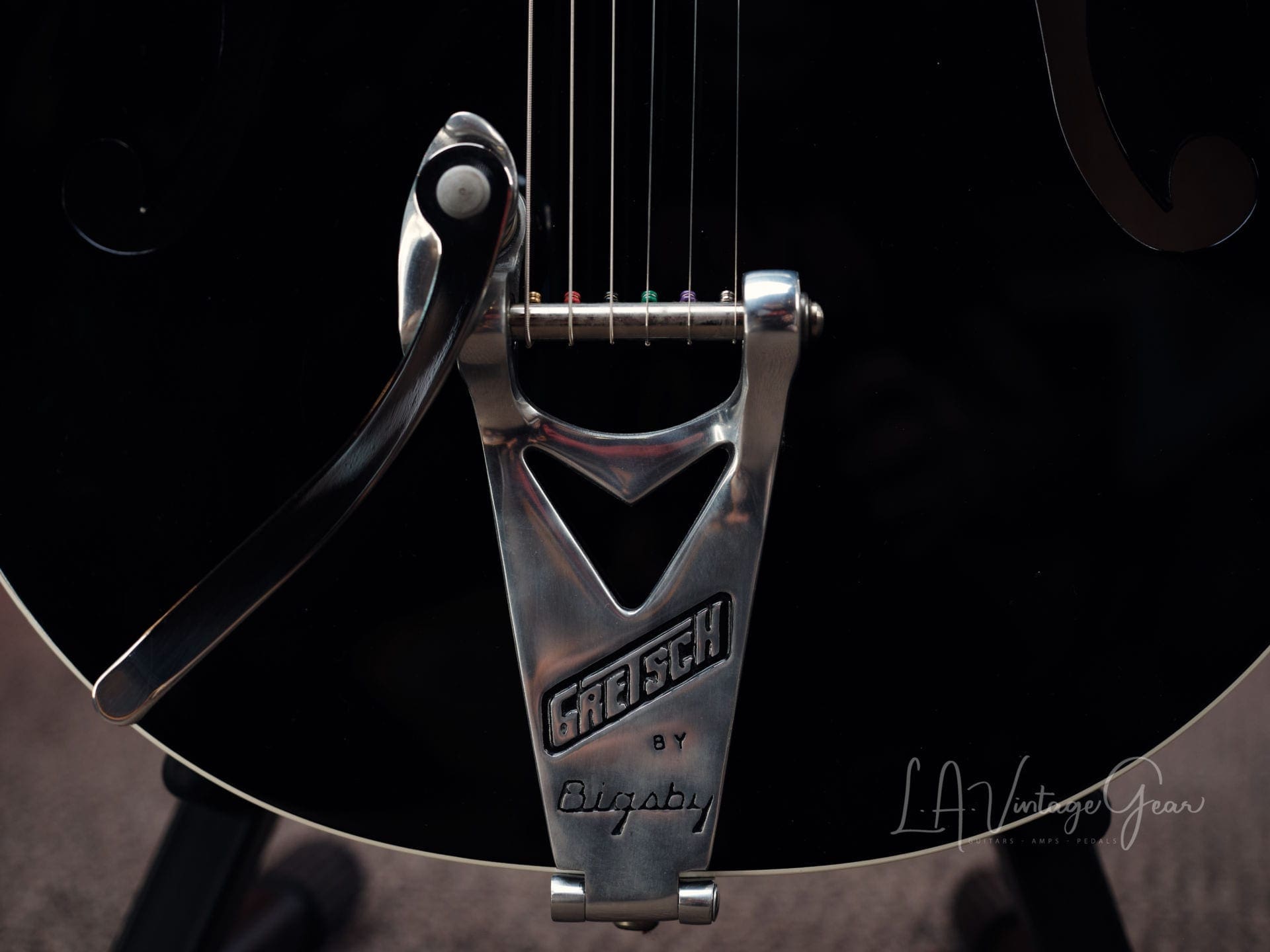 Gretsch 6120 Electric Guitar - Jet Black Finish Owned & Signed by Doyle Bramhall II - Image 7