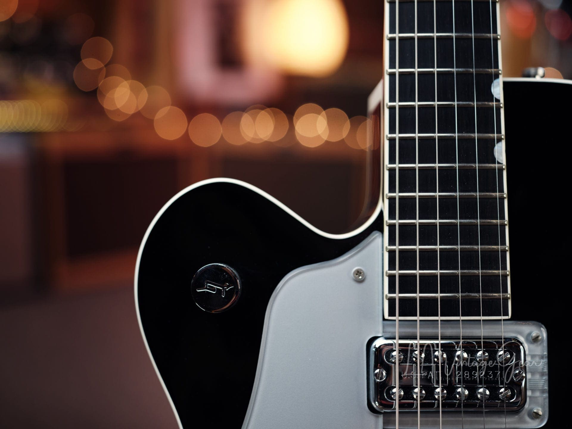 Gretsch 6120 Electric Guitar - Jet Black Finish Owned & Signed by Doyle Bramhall II - Image 4