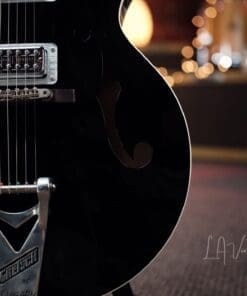 Gretsch 6120 Electric Guitar - Jet Black Finish Owned & Signed by Doyle Bramhall II - Image 8