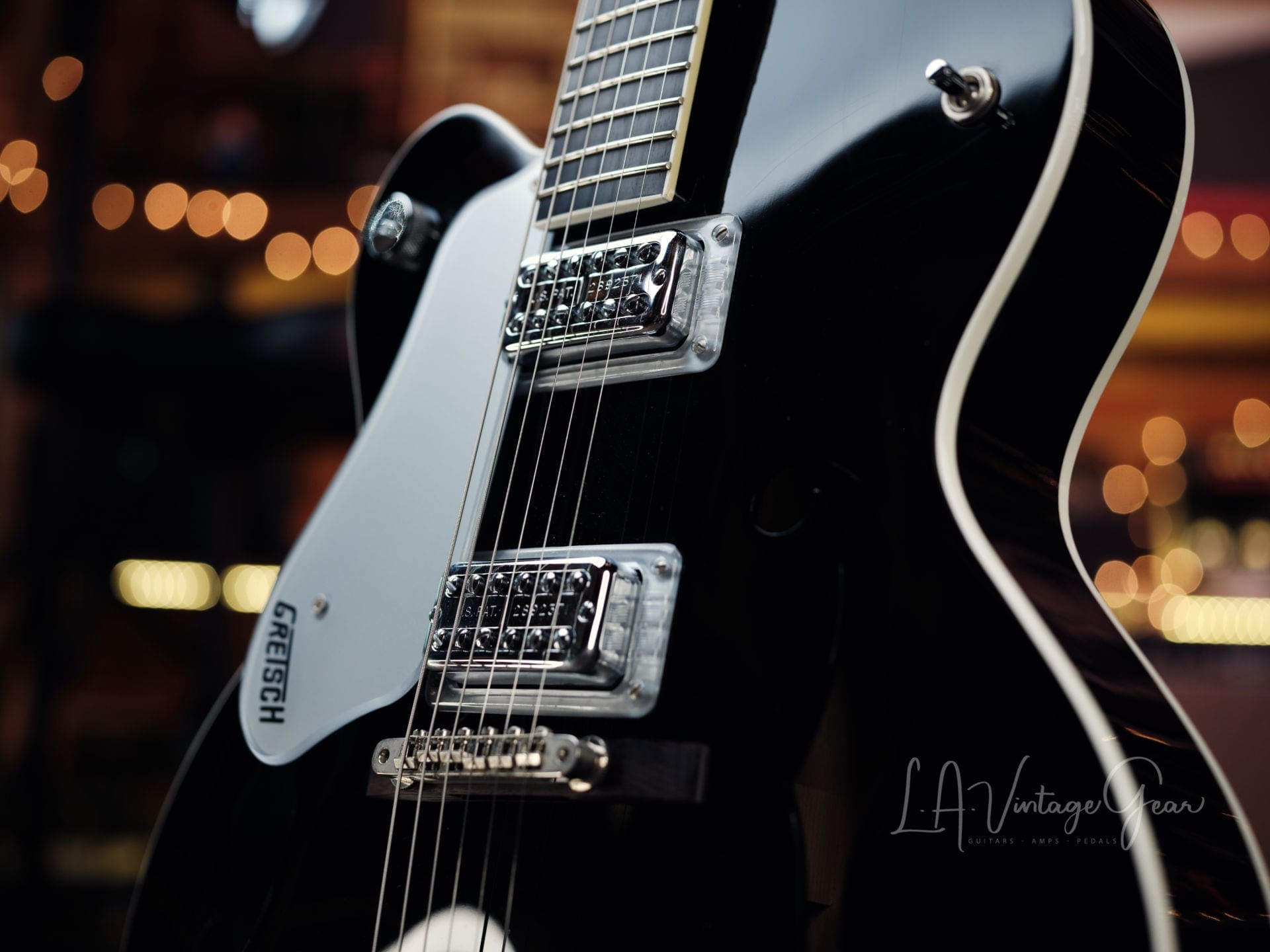 Gretsch 6120 Electric Guitar - Jet Black Finish Owned & Signed by Doyle Bramhall II - Image 2