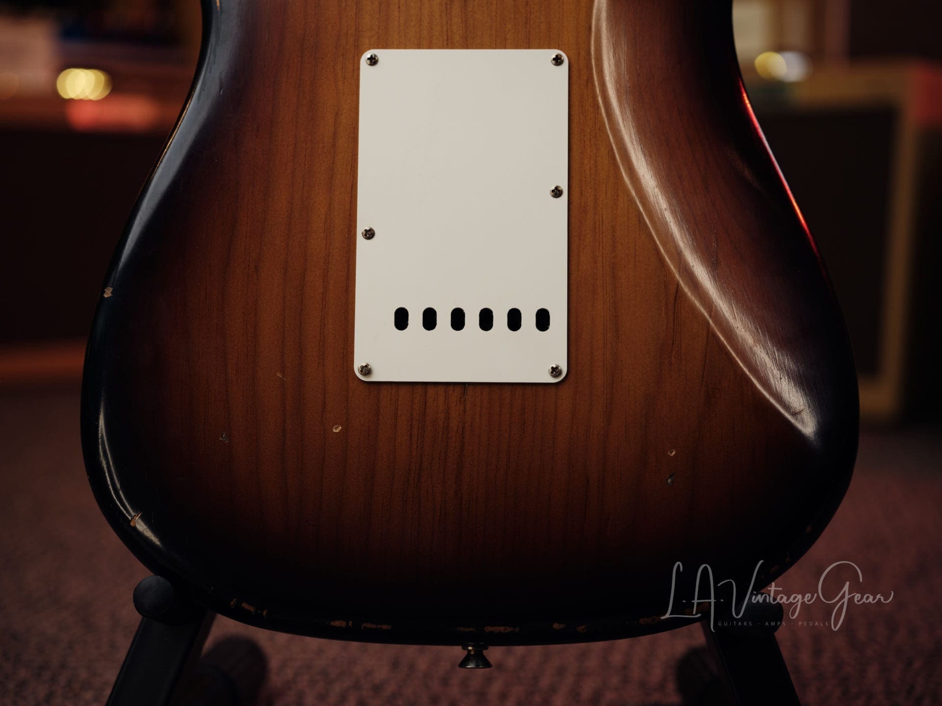 K-Line Springfield S-Style Electric Guitar - 2Tone Sunburst & Roasted Pine Body - Great Gtr . - Image 9